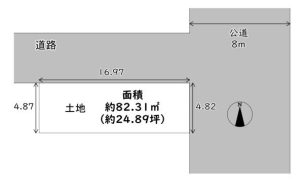 東住吉区桑津4丁目　土地